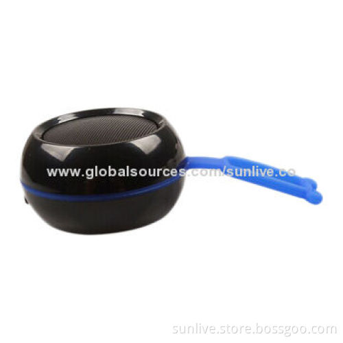 Portable Bluetooth Silicone Speaker with TF Card, Voice Prompt function Pan design